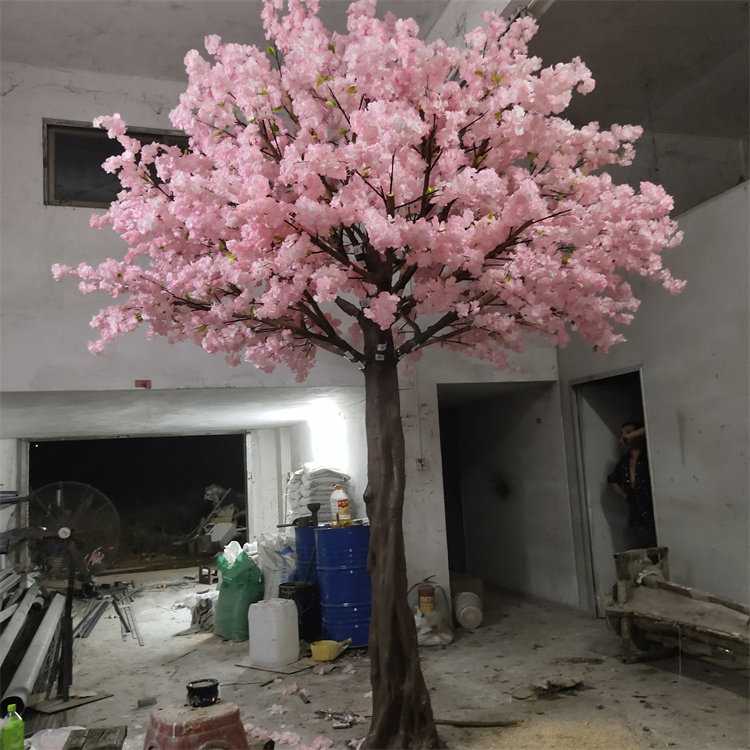 Wholesale Factory Made Good Quality Artificial Sakura White Cherry Blossom