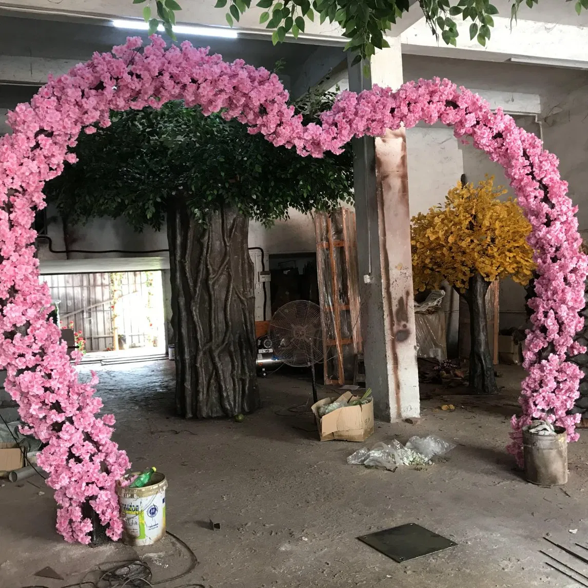Heartbeat Wedding Lover Arch Cherry Blossom Artificial for Wedding Backdrop