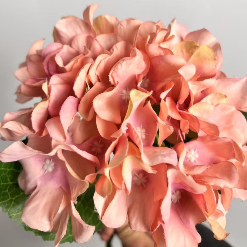 Small Single Hydrangea for Wedding Home Holiday Decoration From Factory Wholesale Bulk Price Artificial Flower