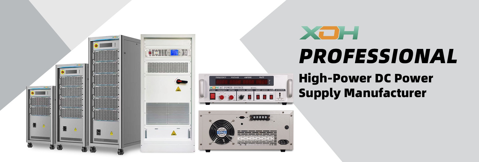 XOH Power high-power DC power supply manufacturing facility in Guangzhou
