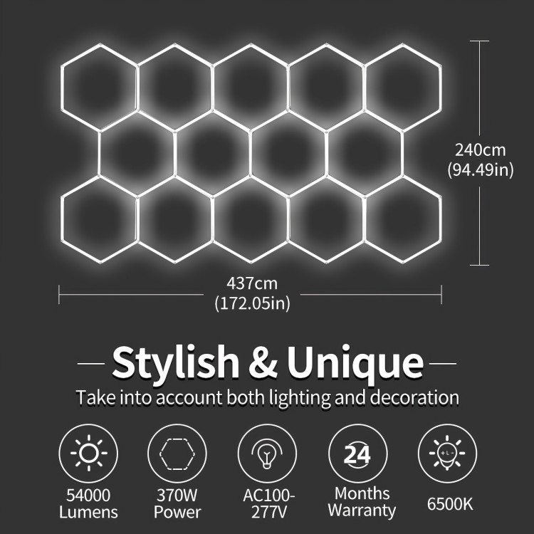 Hexagonal Lamps Led Lights