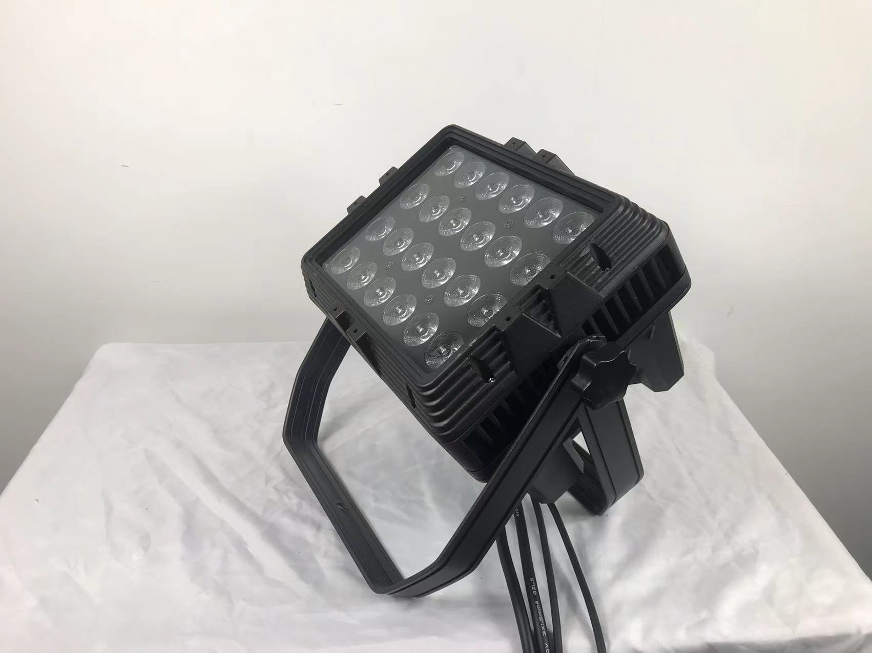 24x18W RGBWAUV 6in1 Outdoor Stage Lighting Waterproof LED Hex Par Light