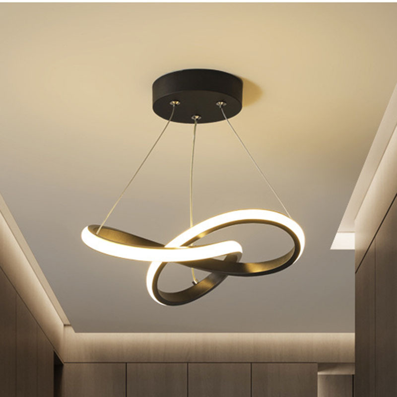 Modern Minimalist Irregular Led Pendant Lamp Creative Small Pendant Light for Entryway, Corridor, and Balcony Simple Chandelier