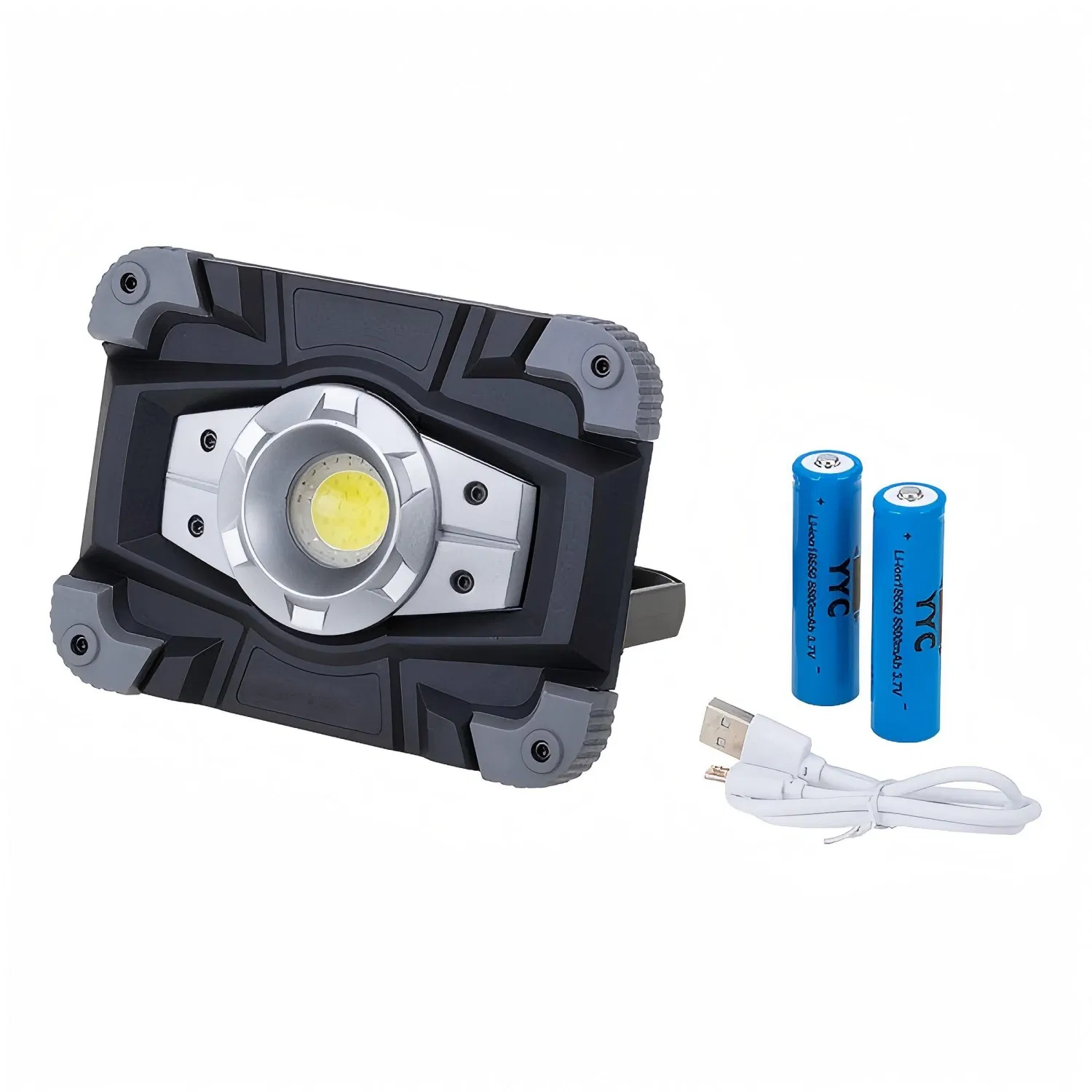 Wholesale Portable Camping Flood Light Emergency COB Inspection Spotlight Rechargeable LED Work Light