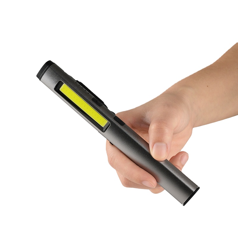 USB Rechargeable UV LED Flashlight Multifunctional Laser Pen Torch Light With Indicator Magnetic Pocket Handheld Work Light