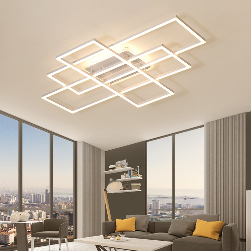 Hot Sale Square/Rectangle Shape Ceiling Lamp Modern Minimalist LED Decorative Ceiling Lighting