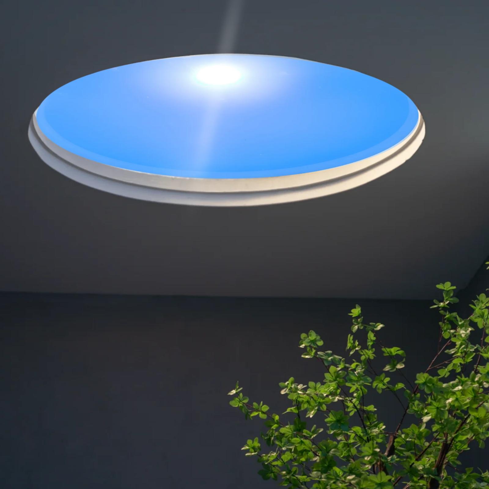 BBIER Indoor Artificial Sunlight Hight CRI Lamp Recessed Blue Sky Rooflight Faux LED Ceiling Virtual Skylight Panel Light