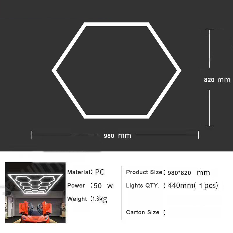 Honeycomb Lights Car Workshop