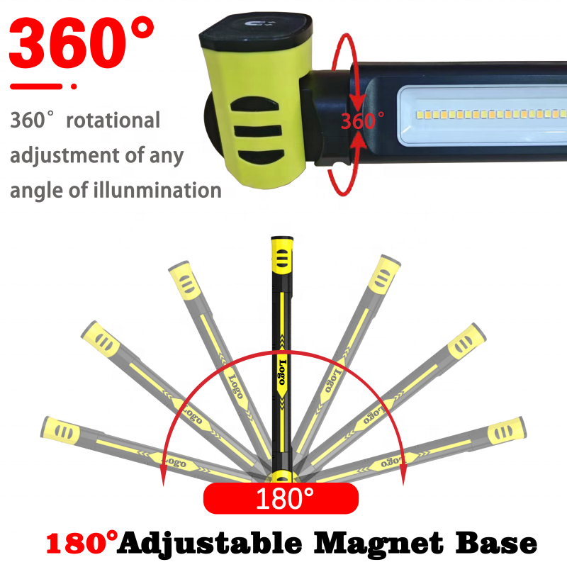 Boutique Factory Supports Oem and Odm LED Rechargeable Under Hood LED Underhood Portable Adjustable Car Inspection Work Light