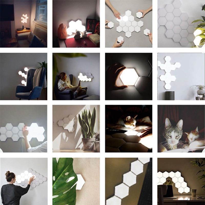 Hexagonal Wall Lamp 4