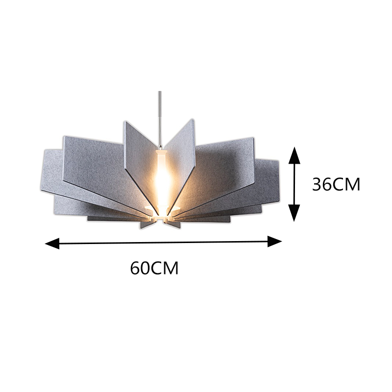 Minimalist PET Felt Pendant Lamp-Middle Size Energy Saving Light for Living Room