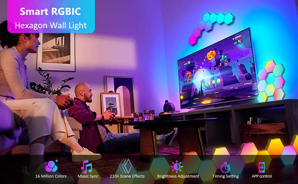Smart RGB Hexagonal Light