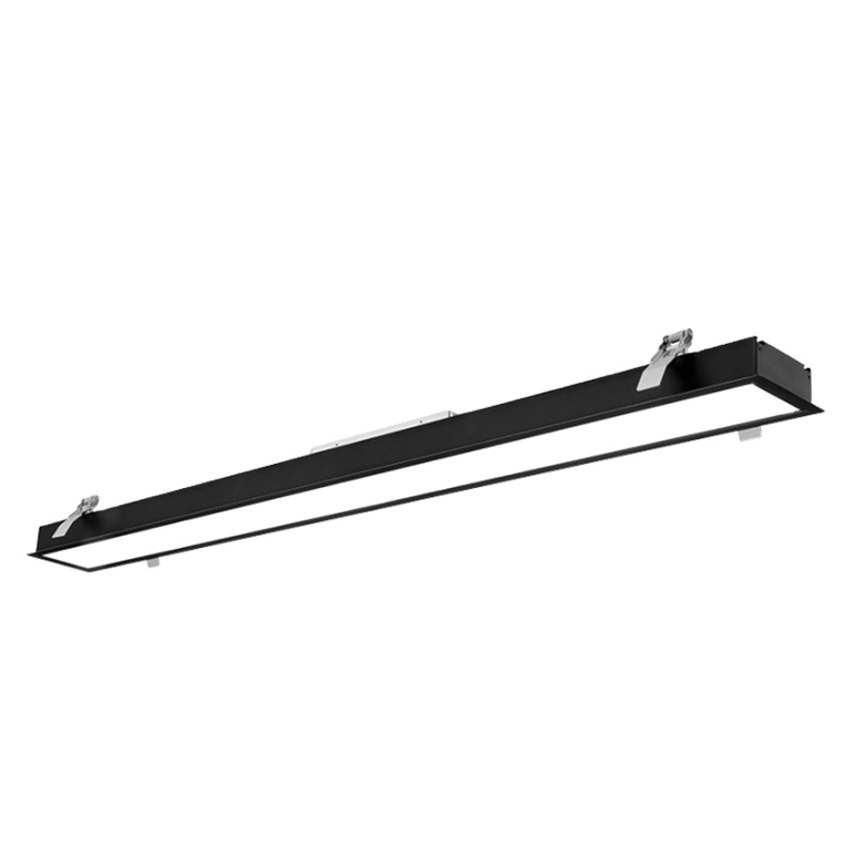 High Quality 3-Year Modular Suspended LED Recessed Linear Lights IP65 Aluminum Body 1200mm Indoor Office Supermarket Lighting