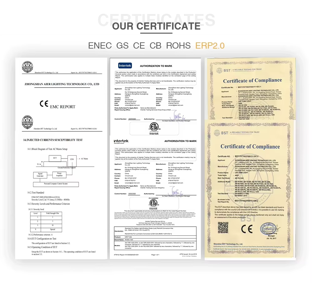 Certifications