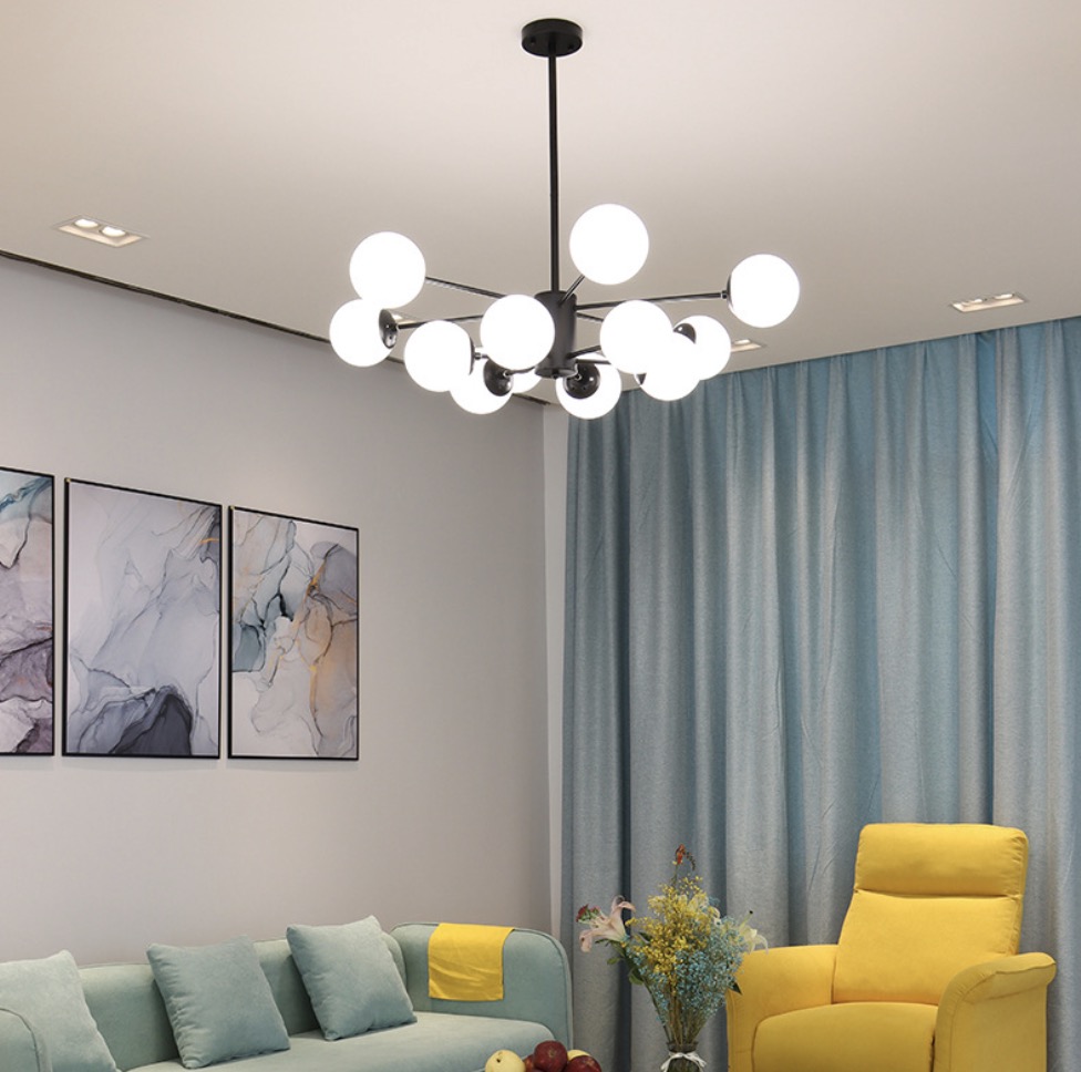Factory Direct High Quality Chandeliers and Lamps Modern Fiber Optic Star Ceiling Light Kit Pendant Hanging Light