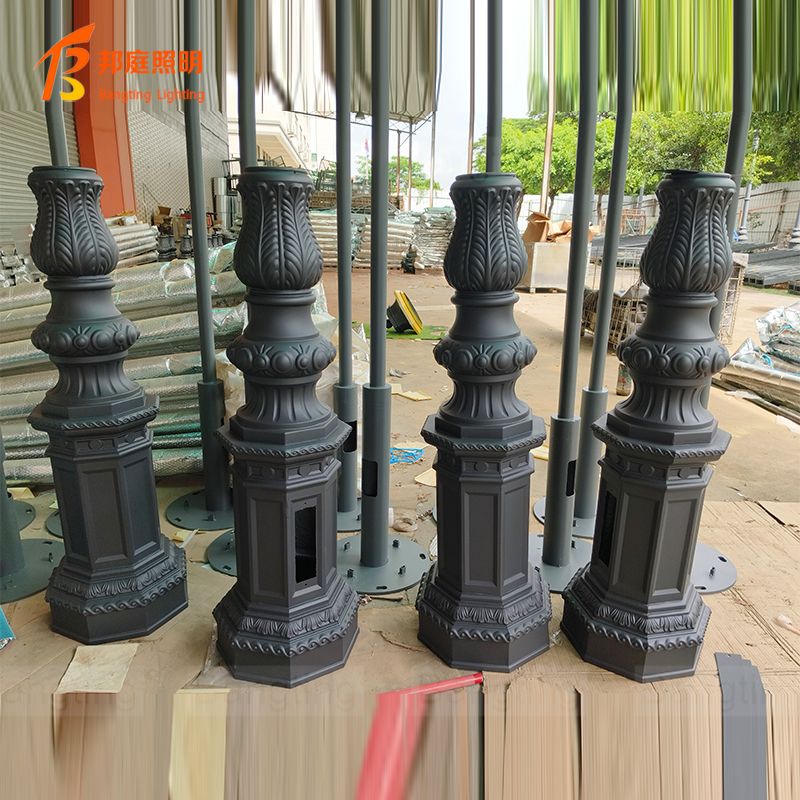 Customized Aluminum LED Garden Light European Style IP66 Waterproof for Park Pole Pillar Post Square Conical Octagonal Pathway