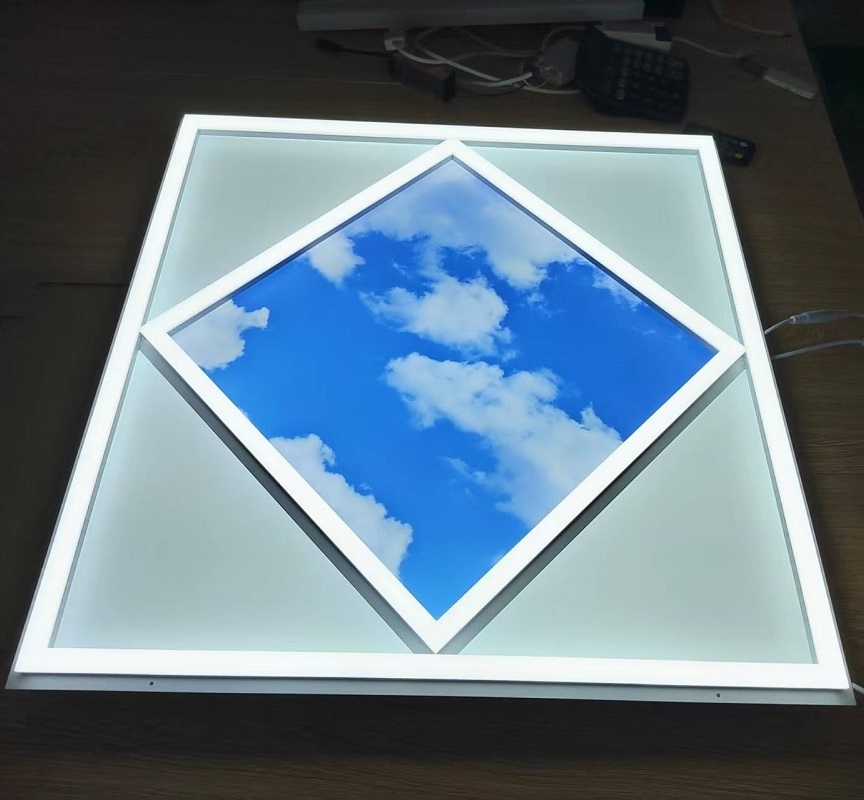 Shingel Modern Home Office LED Panel Light with Square &amp; Octagon Frame 64W Aluminum Alloy