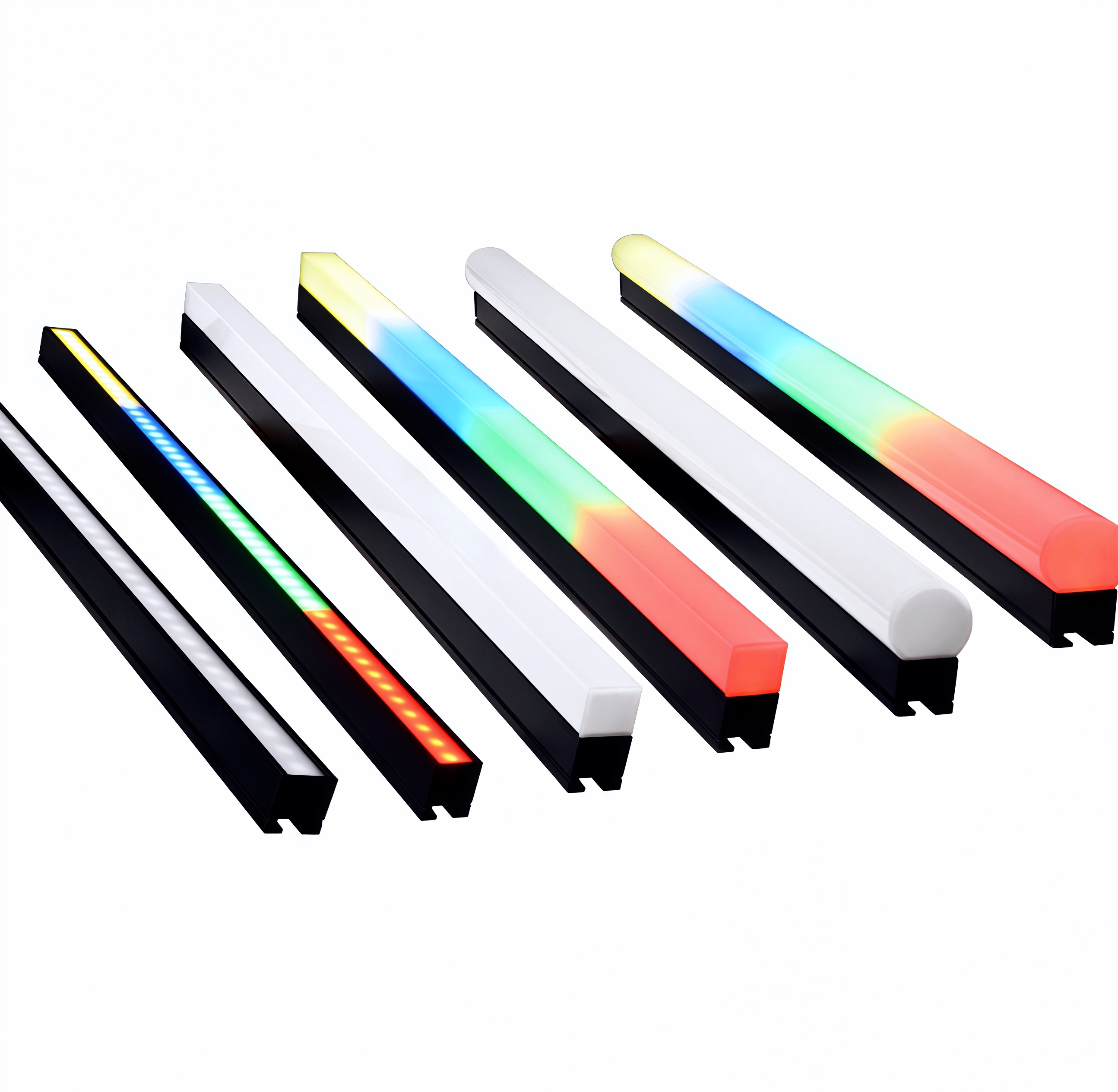 High Brightness 0.5M 1M Length Honeycomb Hexagon Lighting UCS2904 RGBW DMX512 SPI Pixel LED Video Bar for Bar Stage Decoration