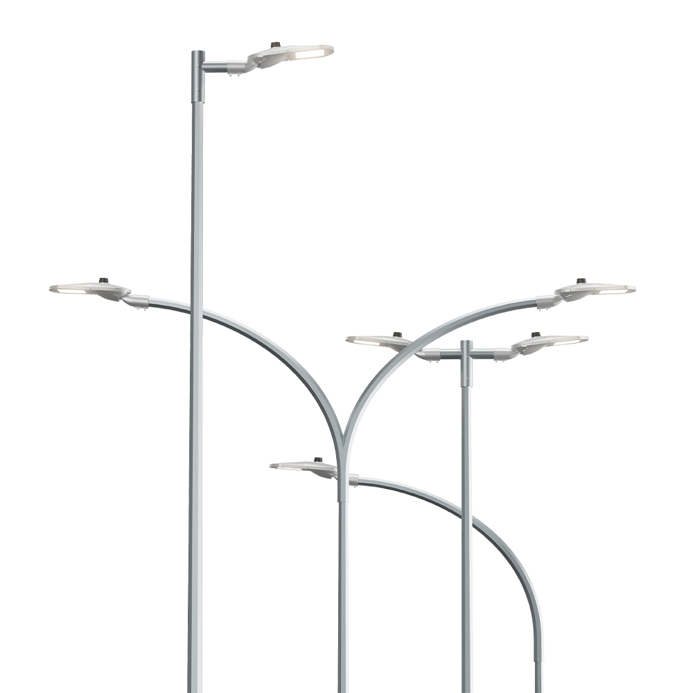 Tx Solar Outdoor Solar Led Hot Dip Galvanized Octagonal Customized Street Light Pole Street Lamp Post