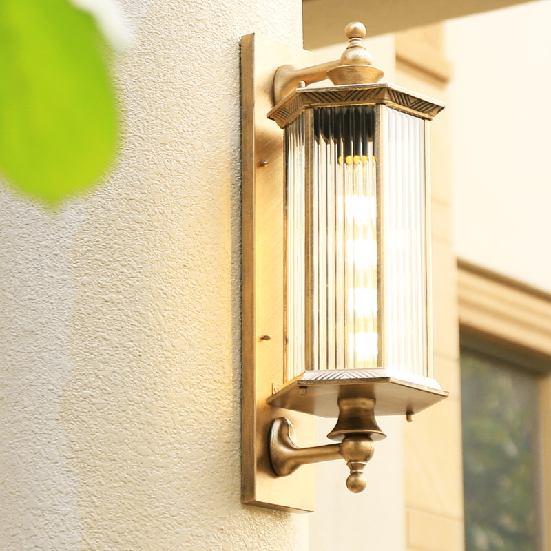 Modern IP65 Waterproof Aluminum Outdoor Wall Lantern LED Light Wall Mount Lamp Fixtures for Porch &amp; Exterior Wall Lighting