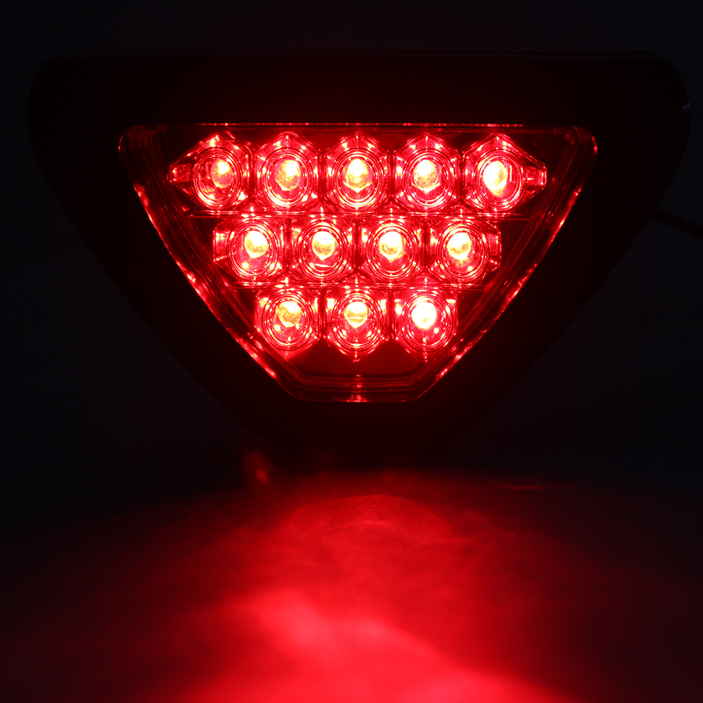Triangle Car Tail Lights Brake Light Fog Lamp Universal Red LED Flash Bulbs Truck Auto Warning Light Car-styling
