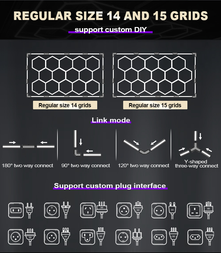 RGB Hexagon Light 5
