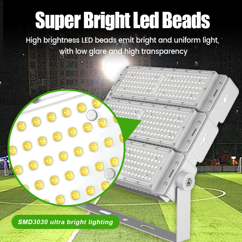 High Brightness SMD Chip LED Stadium Light Outdoor Waterproof IP65 IP66 100W-1000W Range Tunnel Module Flood Lights