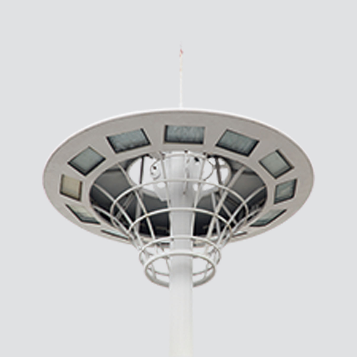 18m 24m 28m 36m 40m IP66 Rated High Mast LED Lighting Octagonal Pole 90-360 Beam Angle 4000K Color Temperature >30000 Lumens 150