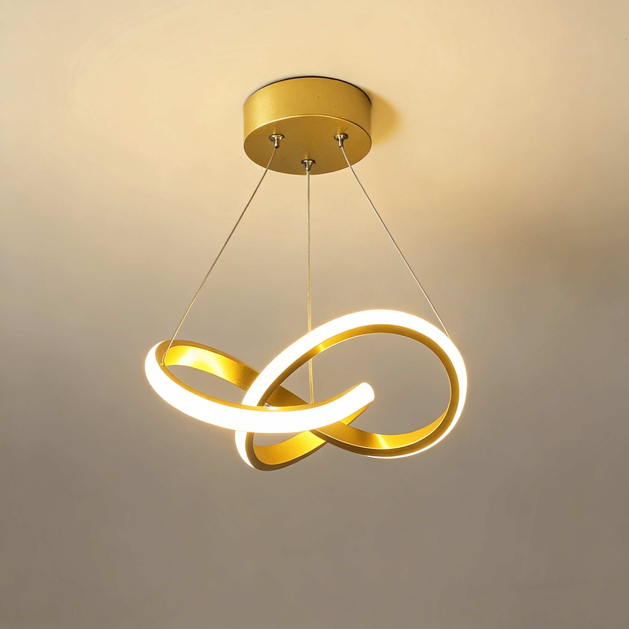 Modern Minimalist Irregular Led Pendant Lamp Creative Small Pendant Light for Entryway Corridor Bedroom