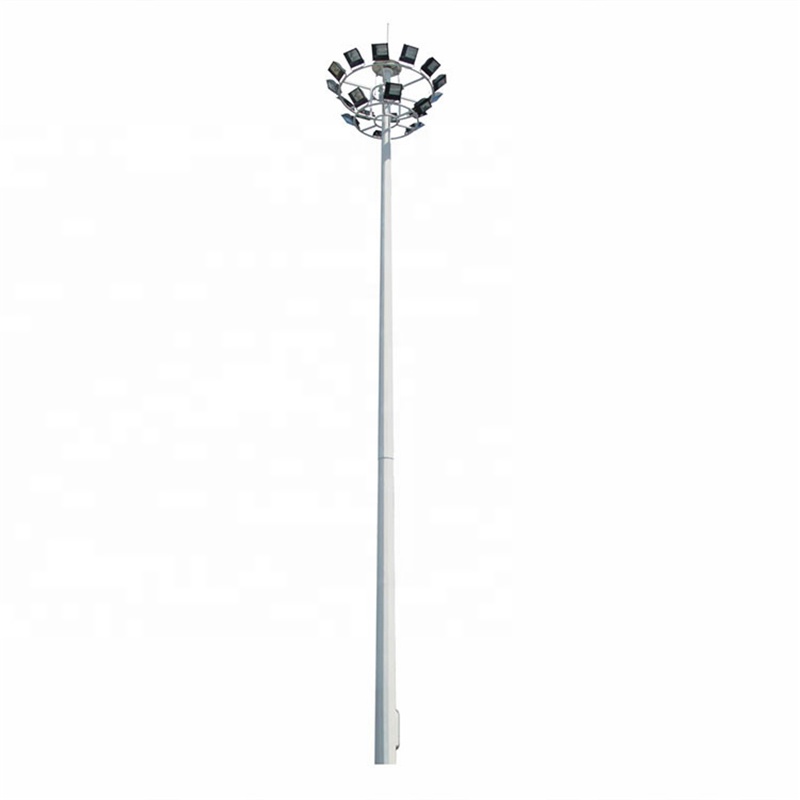 Hot-DIP Galvanized Conical/Octagonal High Mast Light/Lighting LED Stadium Flood Light High Mast Light