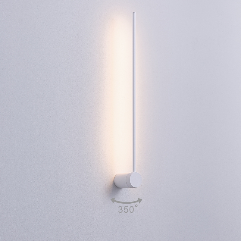 Modern Style 9W Aluminum Black LED Bedroom Bedside Wall Light For Home Office With 5-Year Warranty