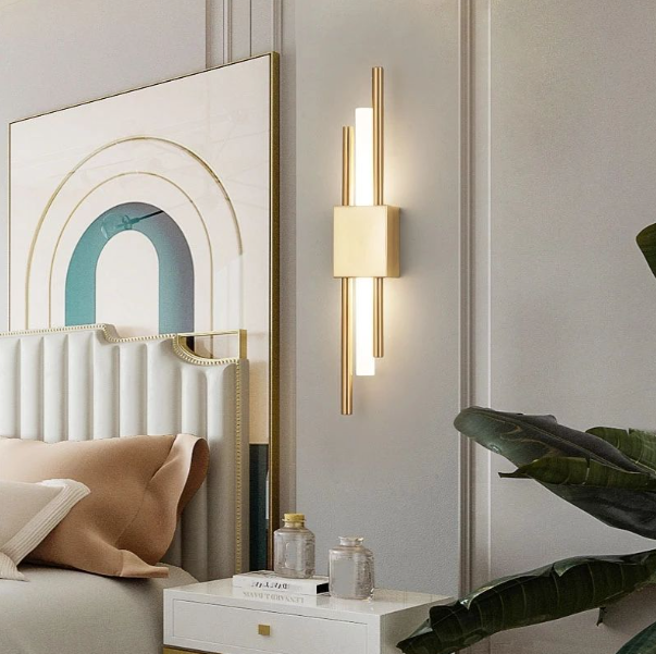 Garden Linear Long Strip Wall Light LED Wall Lamp Modern Hotel Villa Waterproof 110V 220V Black Gold Living Room