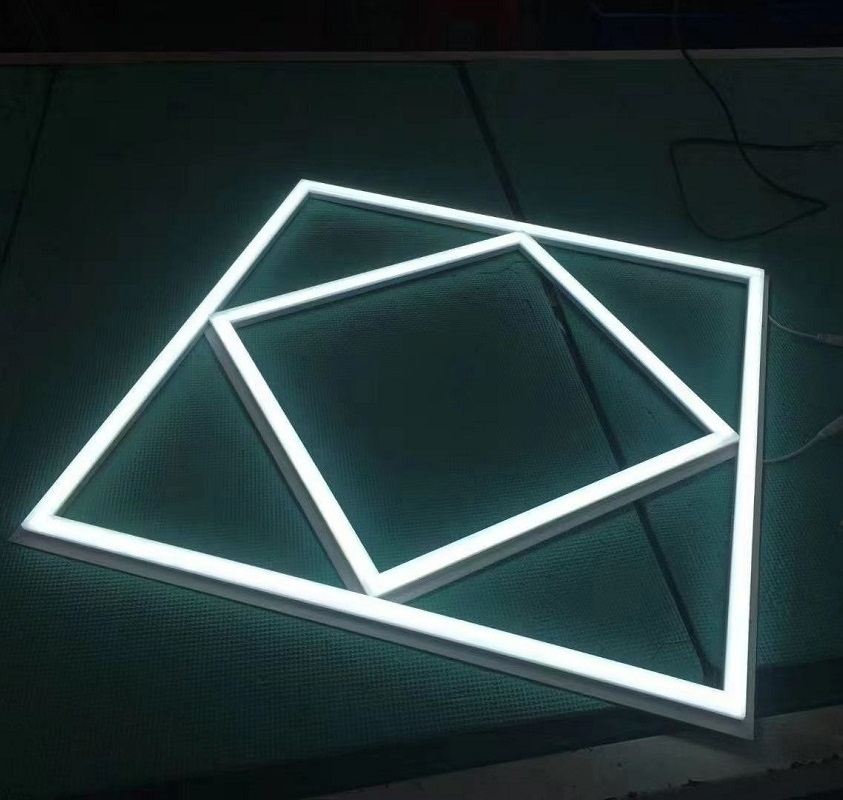 Shingel Modern Home Office LED Panel Light with Square &amp; Octagon Frame 64W Aluminum Alloy