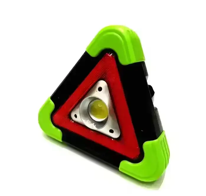 Car Tripod Warning Light LED Multi-functional Emergency Light Solar Charging Triangle Safety Warning Sign