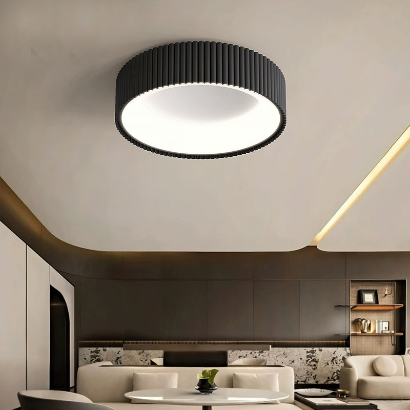 Modern Minimalist Square Acrylic LED Ceiling Light 50W Surface Mounted with Switch for Hotel Bedroom and Home Decor