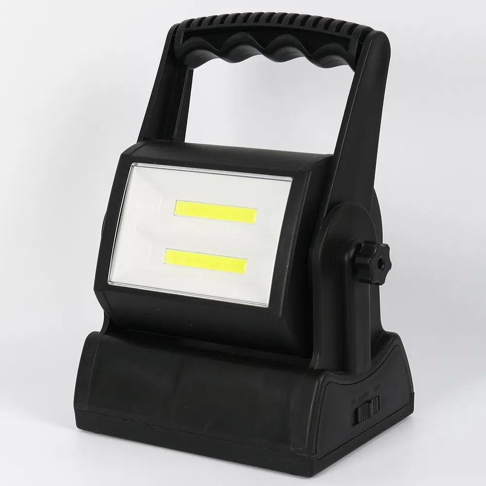 Ningbo Yichen Hot-Selling Portable Inspection 2 COB Work Light Operated by 3xd Batteries