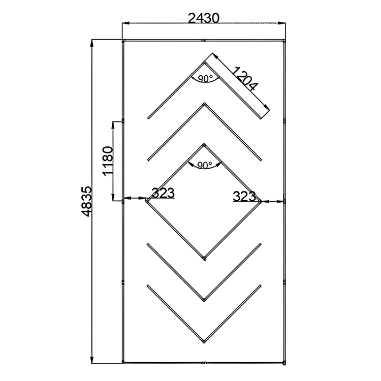 Opposing arrow light