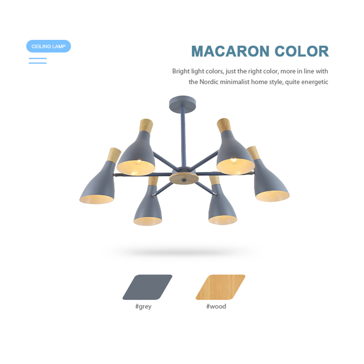 New Geometric Modelling Pendant Light Household Hotel Decoration Branches Chandeliers Ceiling Light