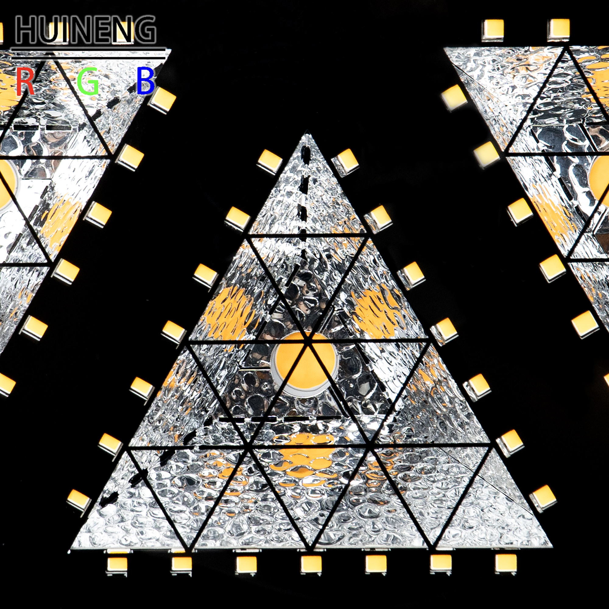 Retro Style Triangle LED Effect Light Colorful Matrix for DJ Event Show Stage Stage Lighting Equipment