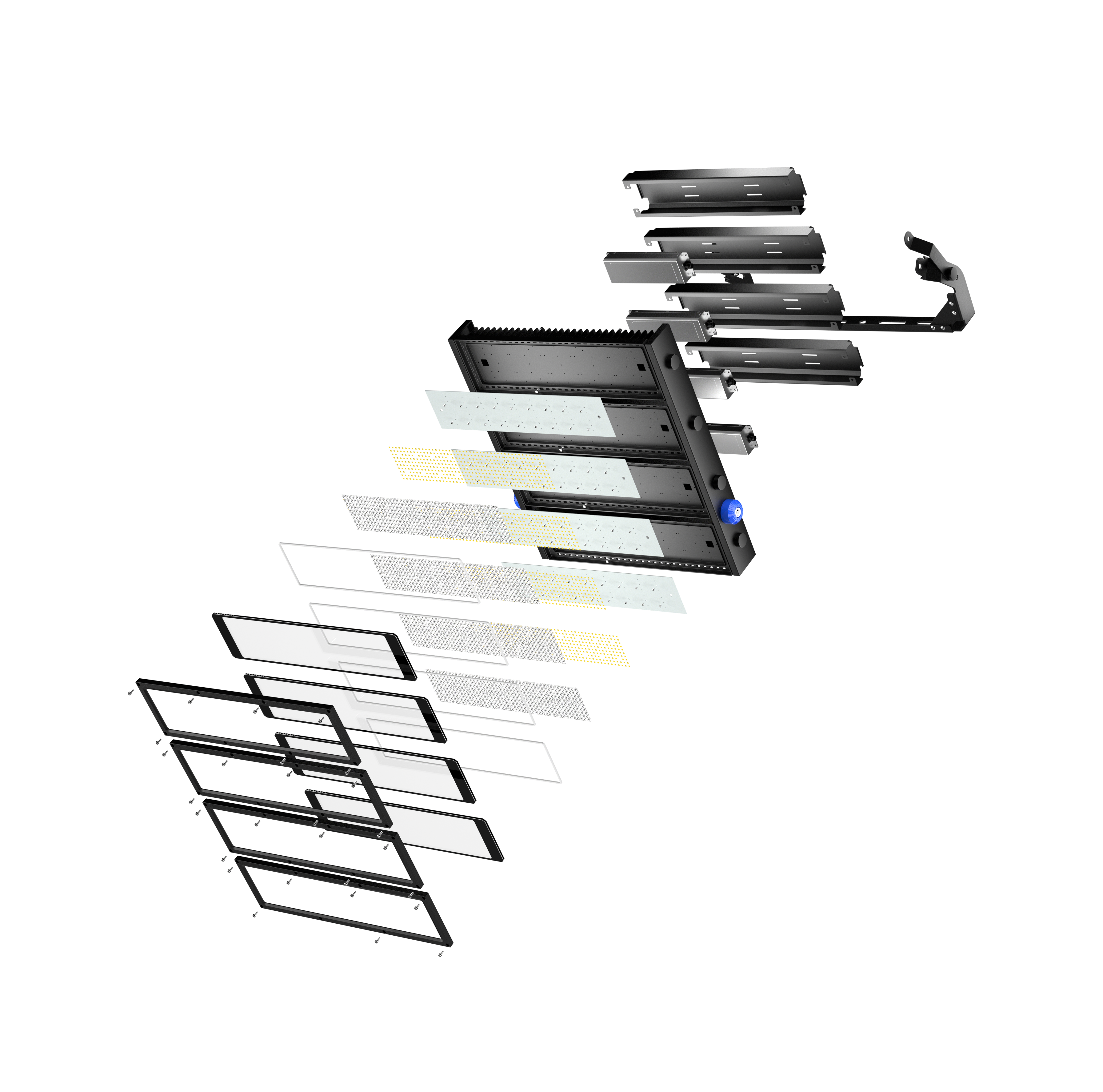 400w 800w 1200w 1600w 2400w 3200w Modular Lamp for Sports Filed and Stadium Light 6500K White and Warm White Flood Light