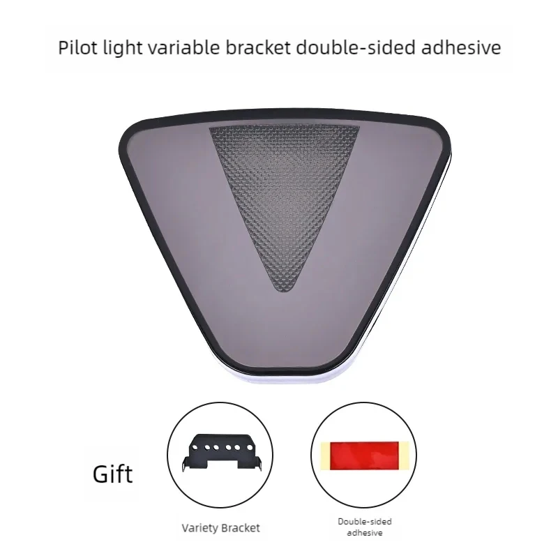 12V 24V Dynamic Colorful RGB LED Brake Lights Car Triangle Rear Third Brake Lights Pilot Warning Stop Safety Lamp for Car Truck