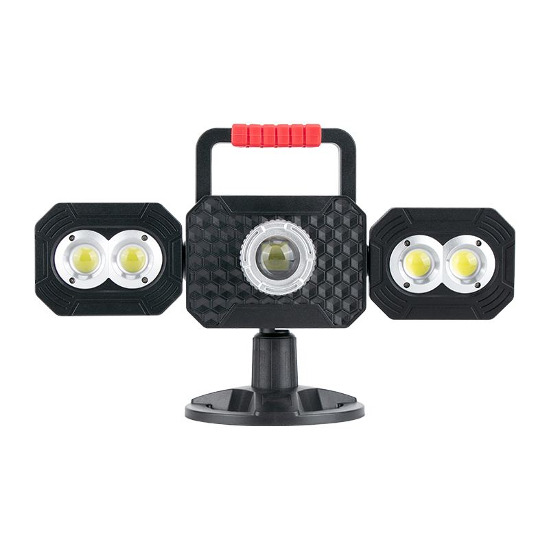 Multi-functional Folding Magnetic COB Work Light, Rechargeable High-brightness Tool Light, Portable Hand-held Maintenance Light