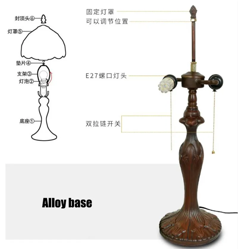 Tiffany Lamp Detail 3