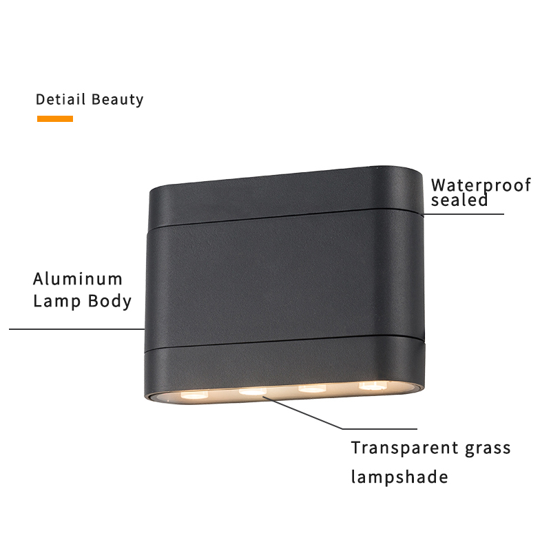 Post-modern Creative Art Swivel Wall Wash Lamp Indoor And Outdoor Waterproof Wall Lamp Led Wall Lamps For Garden