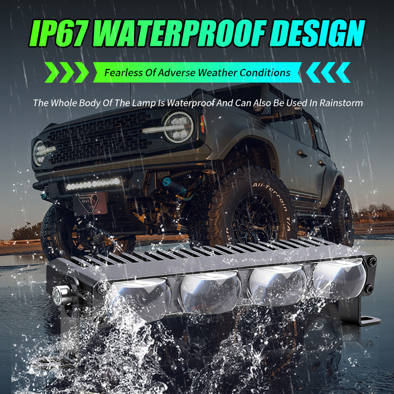 Car Grille LED Grid Spotlight 20W 40W 60W 80W 100W 120W White Yellow IP67 12V 24V Off Road Driving Light for SUV Truck ATV UTV