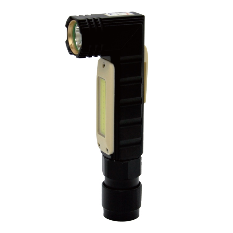Multifunctional Corner LED Flashlight Folding COB Work Light Magnetic Suction Charging Cold White Maintenance Headlight Use