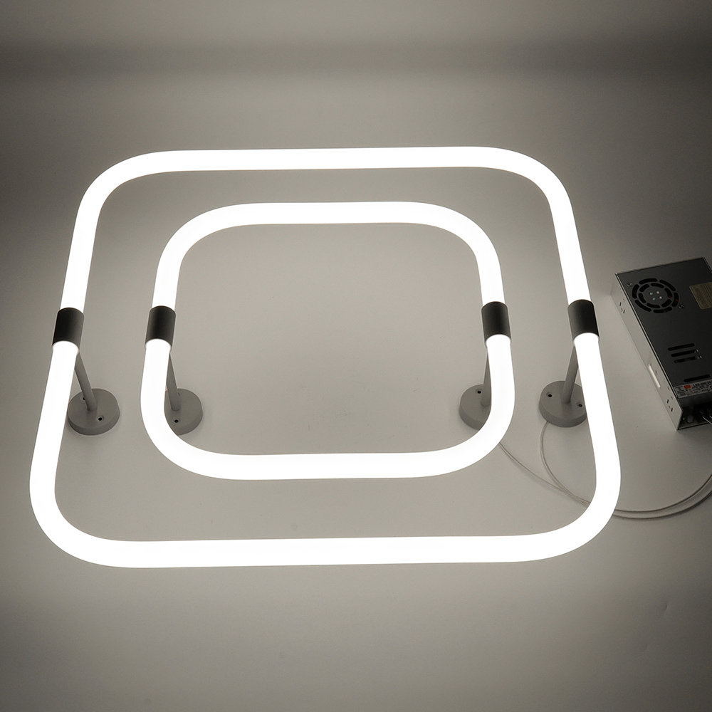 Clothing store specific styling light, modern geometric square ceiling light, Nordic decorative LED panel light