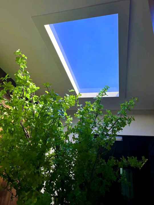 Indoor Artificial Sunlight Hight CRI Lamp Recessed Window Blue Sky Rooflight Faux LED Ceiling Virtual Skylight Panel Light