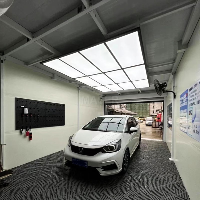Factory Sale Modern LED Light Car Care Lighting LED Ceiling Light for Workshop Car Wash Shop Garage 12 Grid System
