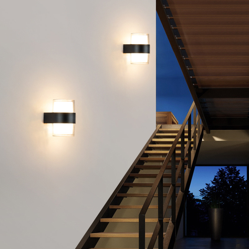 LED Wall Light IP65 Waterproof Mount Wall Outdoor Wall Lamp Garden Light Fixture Aluminum